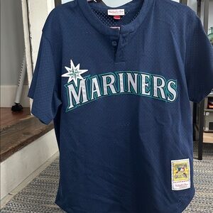 Men's Seattle Mariners Ken Griffey Jr. Mitchell & Ness Navy Cooperstown Collect